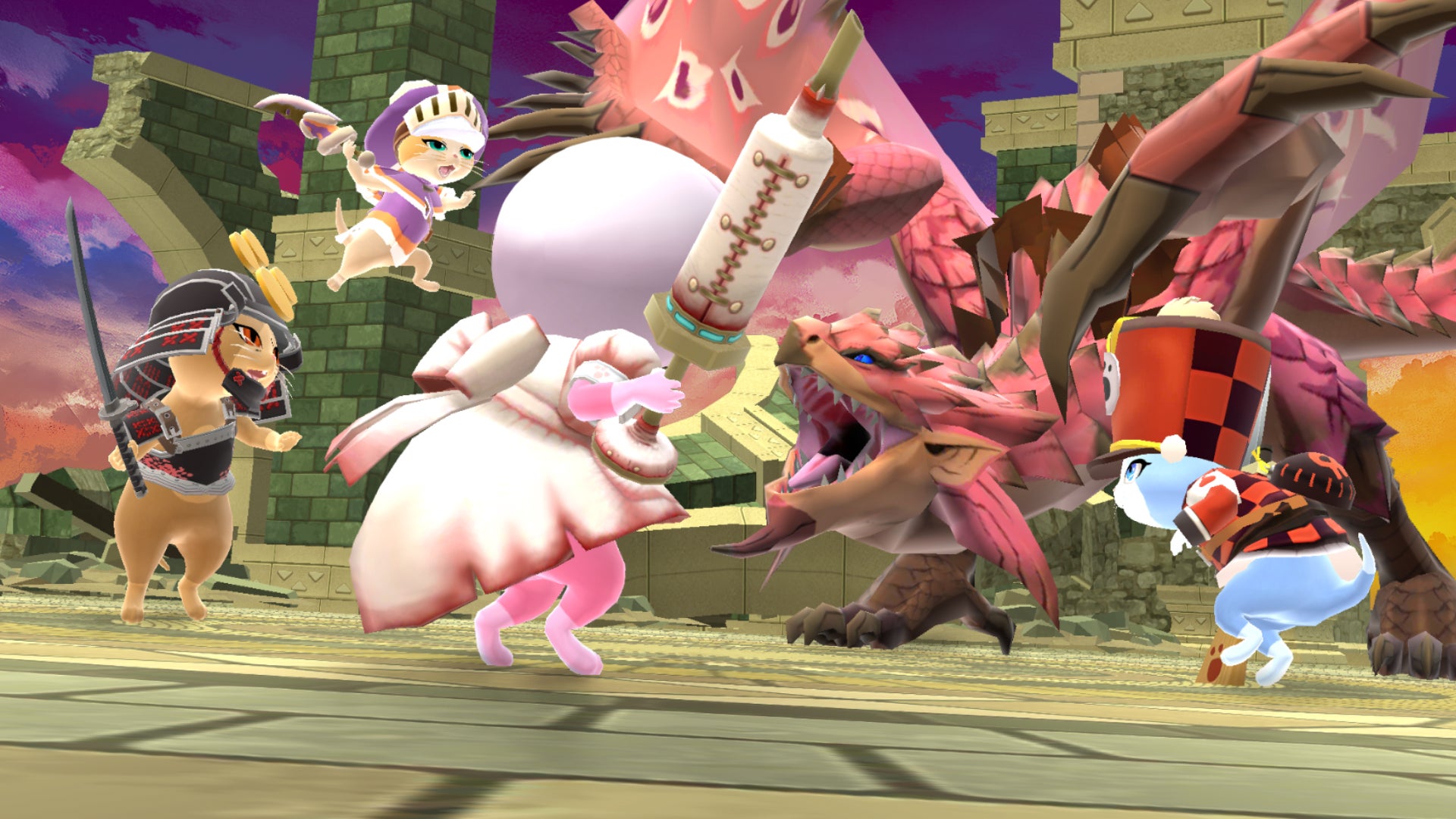 『モンスターハンターパズル アイルーアイランド』 新規協力イベント「桜火竜を撃退せよ!」が初開催!