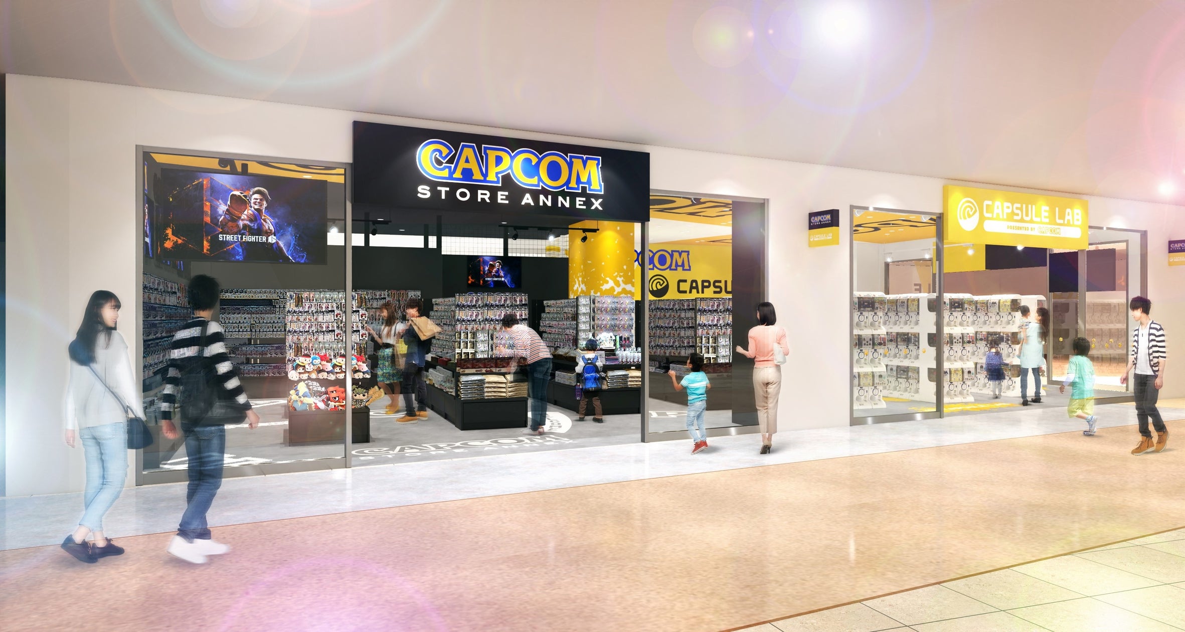 カプコンのアンテナショップ「カプコンストア」と、カプセルトイ専門店「カプセルラボ」が「三井アウトレットパーク マリンピア神戸」へ出店決定!