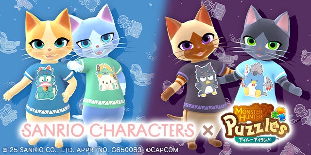 モンハンパズル×サンリオ!2週連続ログインで限定TシャツGET! モンハンパズル×サンリオ!2週連続ログインで限定TシャツGET!