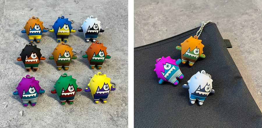 【未開封】ブランカちゃん ラバーマスコットキーホルダー 全9種 ワンタッチ式 あまりの可愛さにしびれちゃう?! 『ストリートファイター6