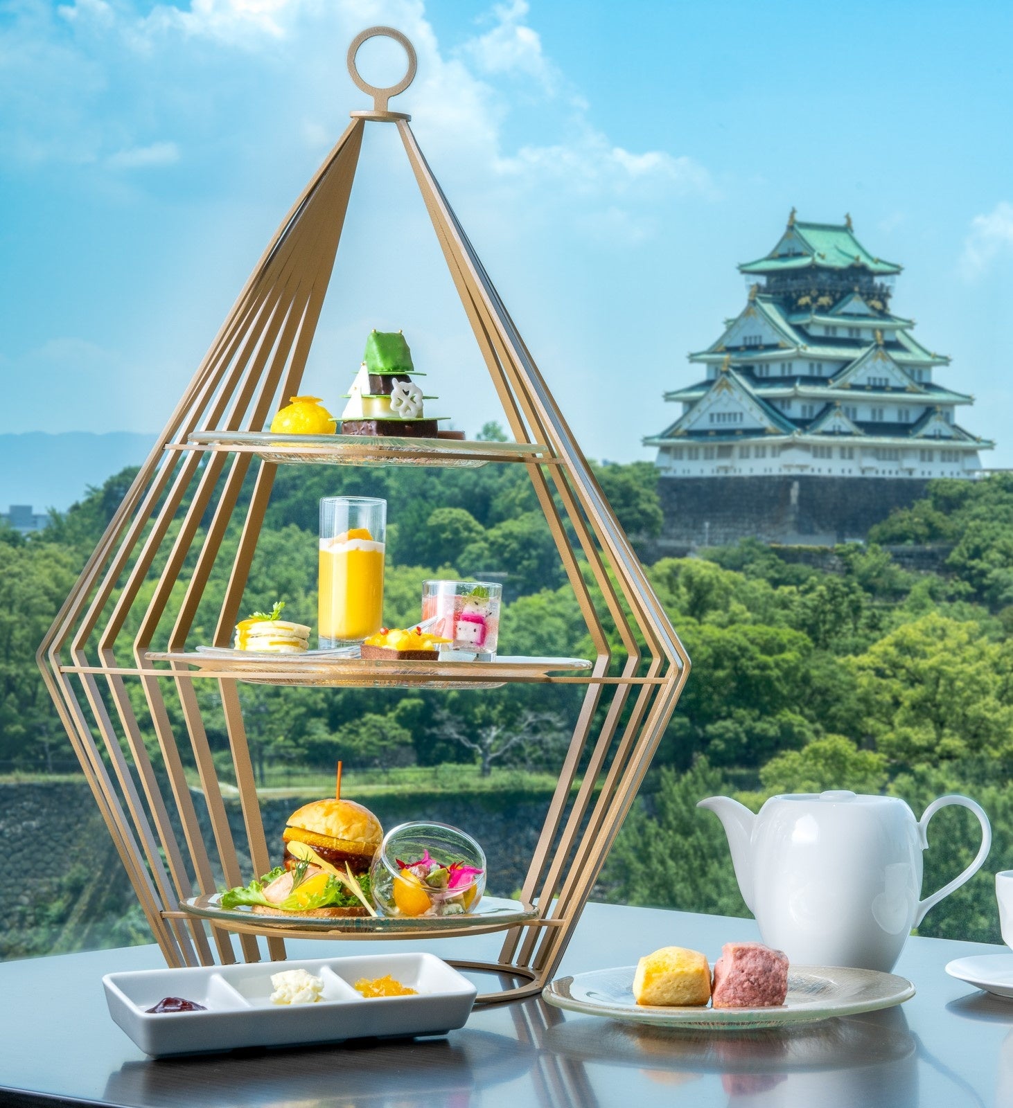 Osaka キャッスル アフタヌーンティー サマーバージョン　イメージ写真