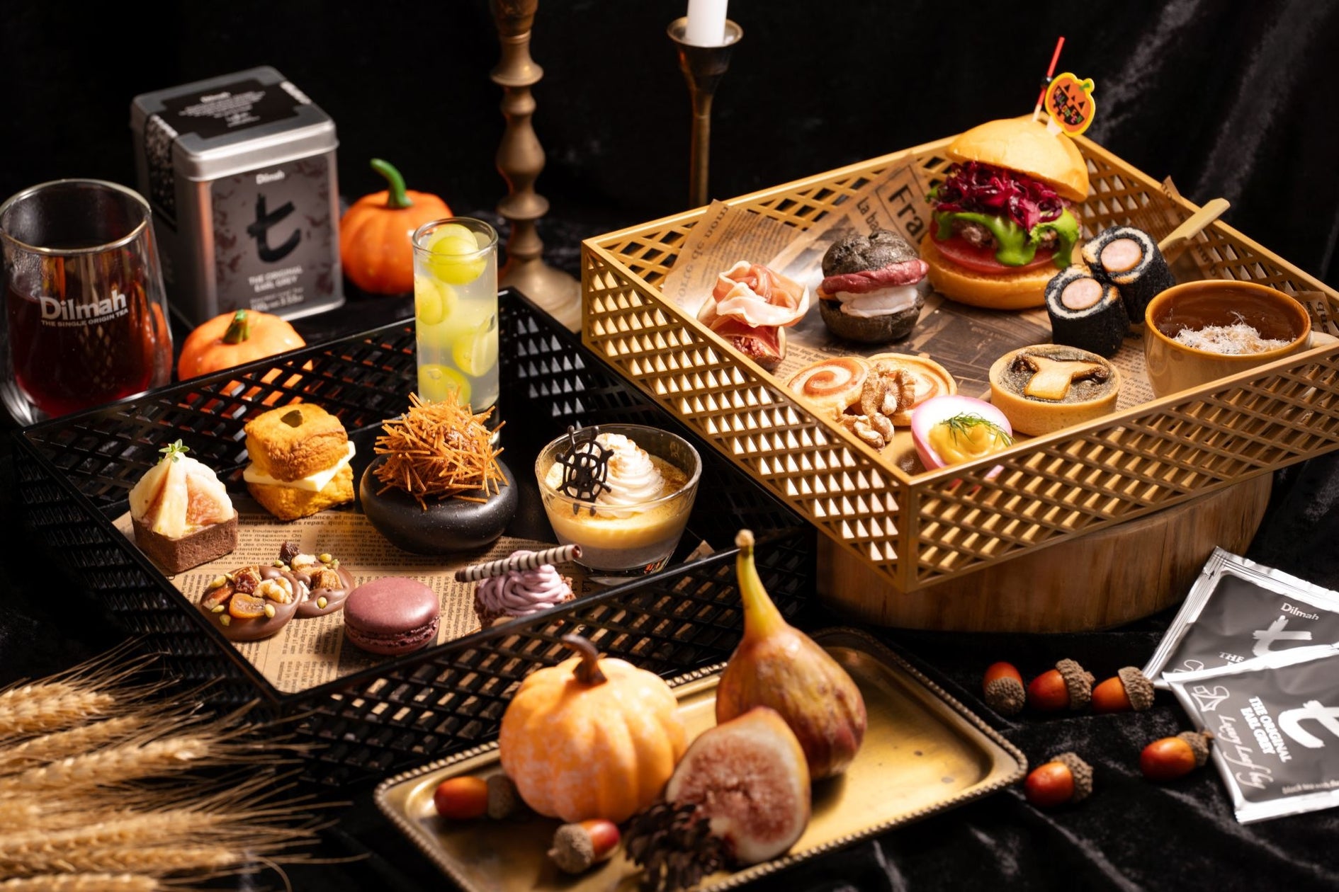 【東急ステイ渋谷 恵比寿】代官山の紅茶専門店「THÉSIER」監修の紅茶と楽しむ「渋皮栗の濃厚モンブランパフェとサツマイモのクレームブリュレ 秋のアフタヌーンティー」 10 月 1 日より提供開始