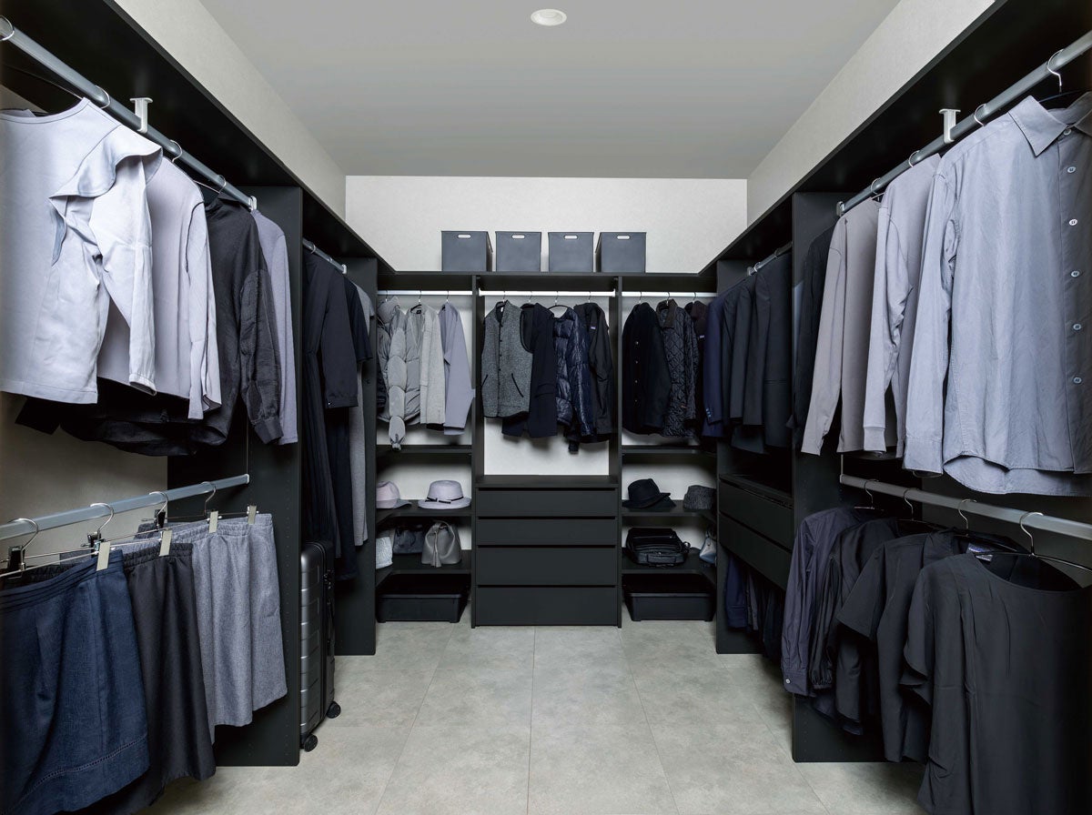 クローゼットシステム収納「ウォールゼット ノエル3」にトレンドカラー