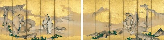 桃山時代の名品!海北友松「寒山拾得・三酸図屏風」、長谷川等伯「枯木猿候図」など、妙心寺派の至宝が勢揃い!興祖微妙大師六百五十年遠諱記念特別展「妙心寺 禅の継承」3月10日(火)後期展示スタート! 桃山時代の名品!海北友松「寒山拾得・三酸図屏風」、長谷川等伯「枯木猿候図」など、妙心寺派の至宝が勢揃い!興祖微妙大師六百五十年遠諱記念特別展「妙心寺 禅の継承」3月10日(火)後期展示スタート!