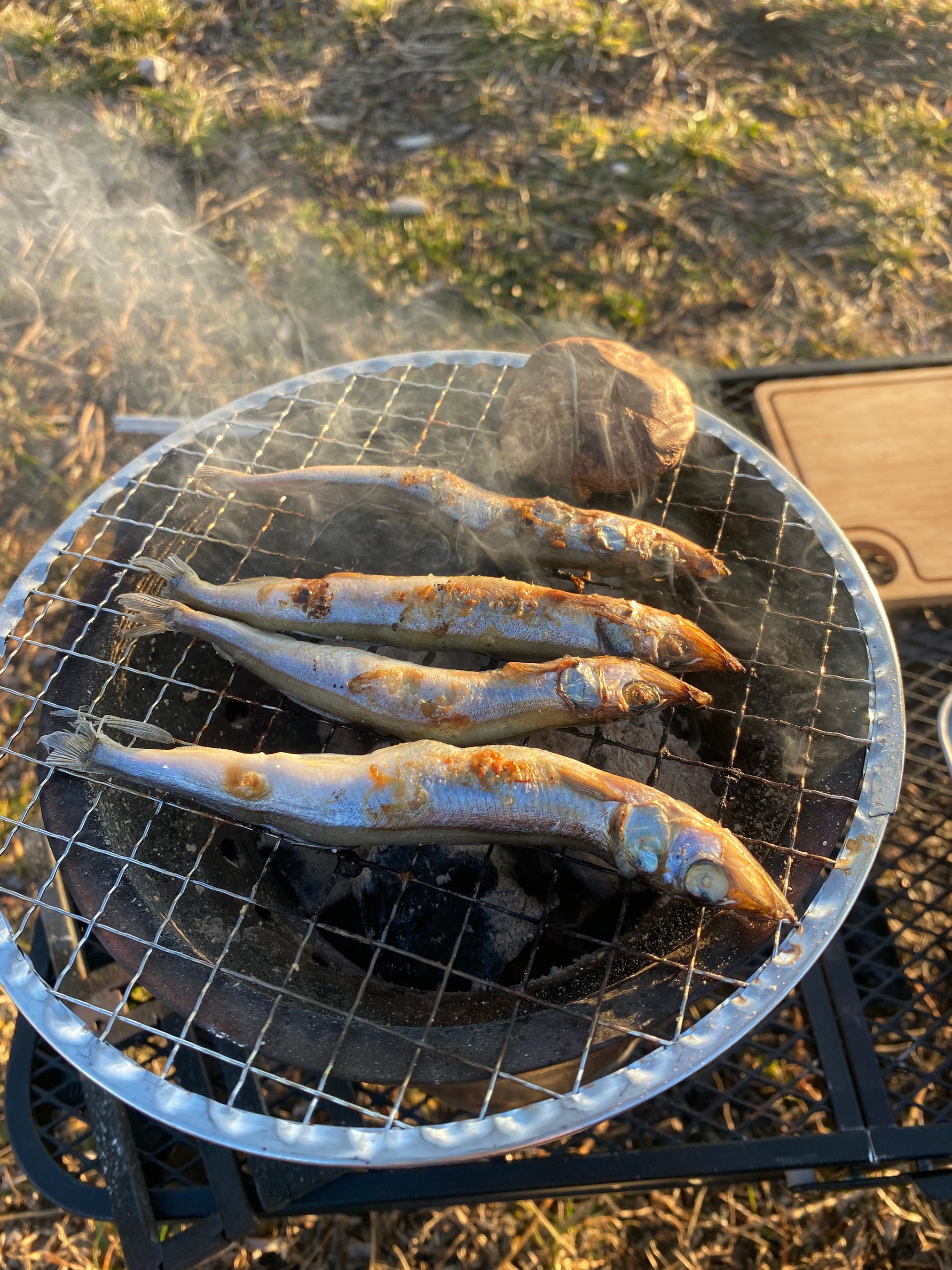 焚き火dishpan Poseidon A_specialセットアシモグリップ黒