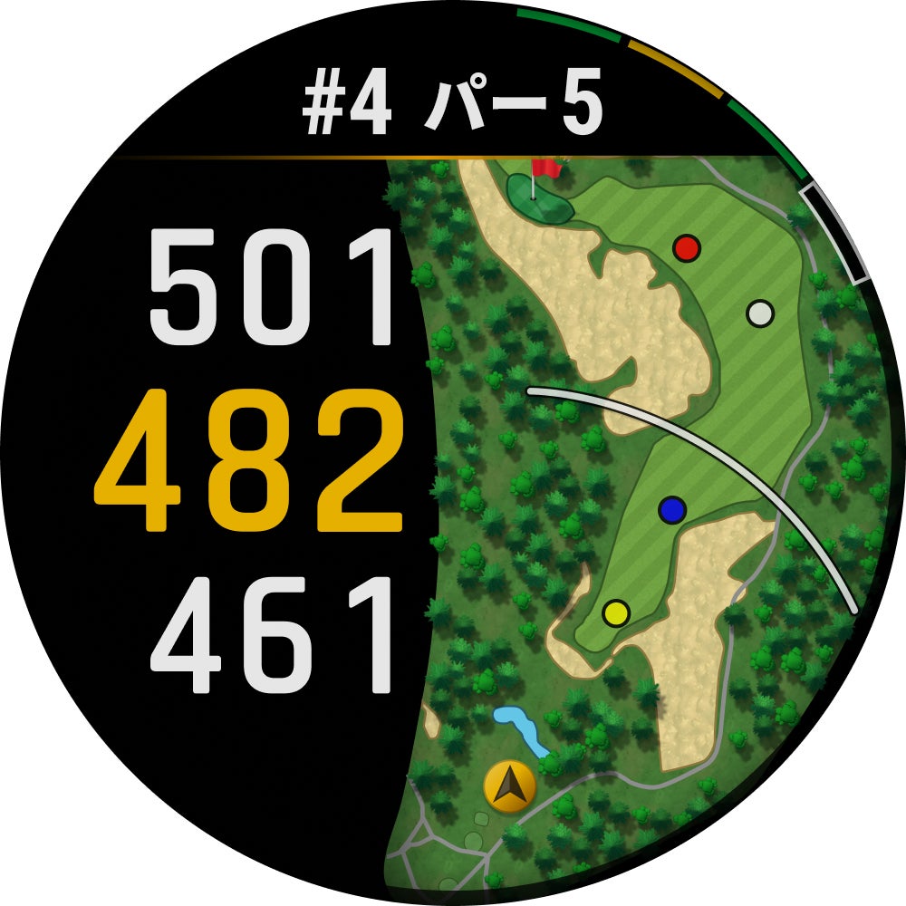 ゴルフGPSウォッチの最上位モデル『Approach S70』ブロンズを ゴルフGPSウォッチの最上位モデル『Approach S70』ブロンズを
