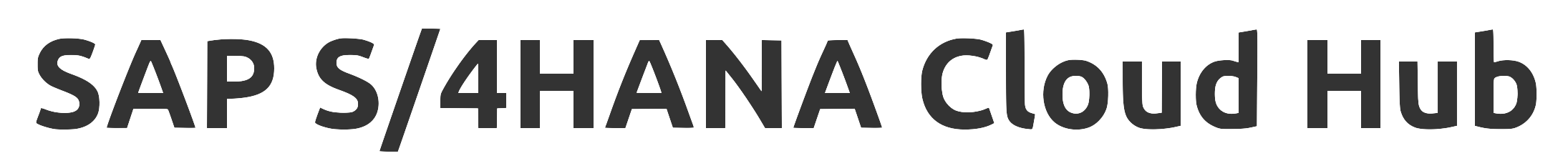 SAP S4HANA Cloud Hubのロゴ