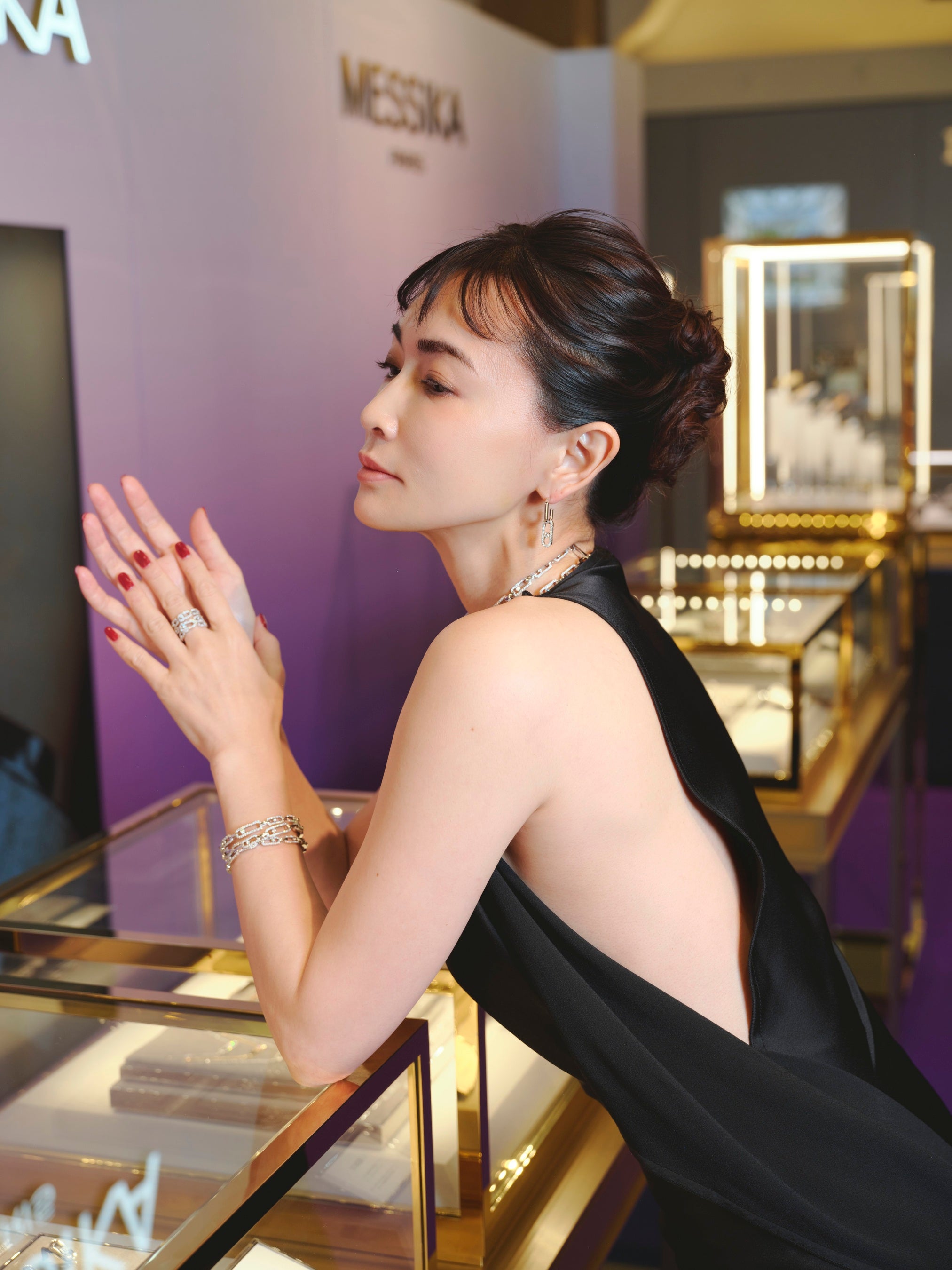 メシカ、日本橋髙島屋ポップアップストアに俳優でモデルの長谷川京子さんがご来場