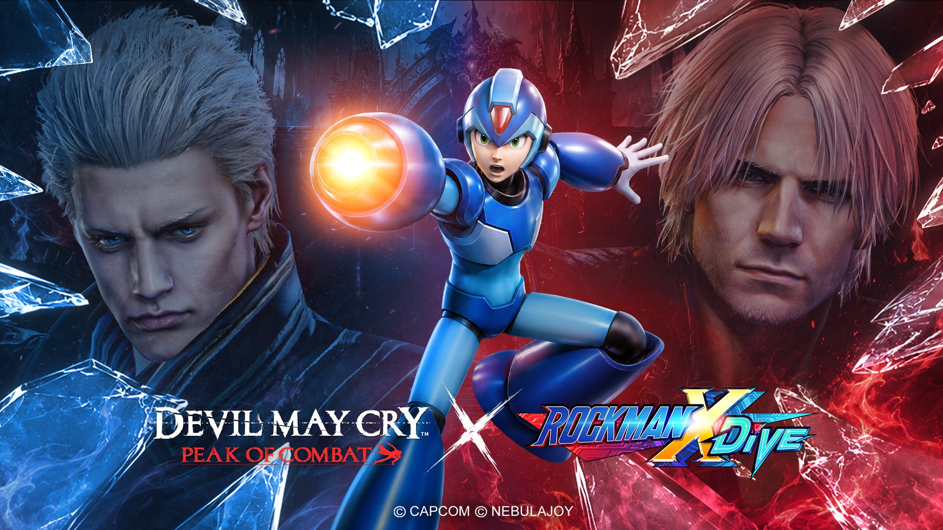 デビルメイクライ×ロックマンX！エックス参戦、シグマと激突！