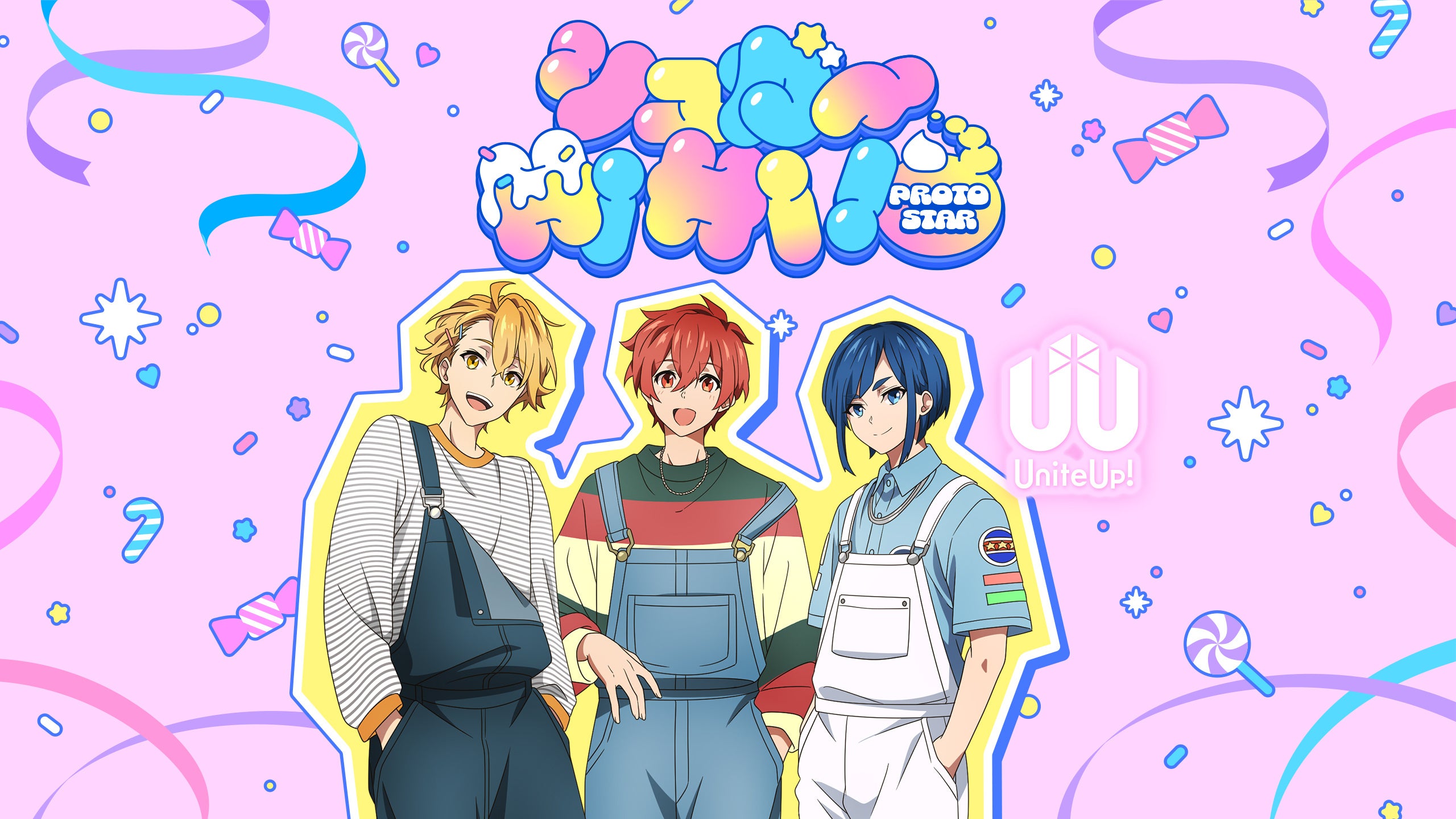 PROTOSTAR「シュガーHi Hi！」イラストMV　サムネイル　©Project UniteUp!