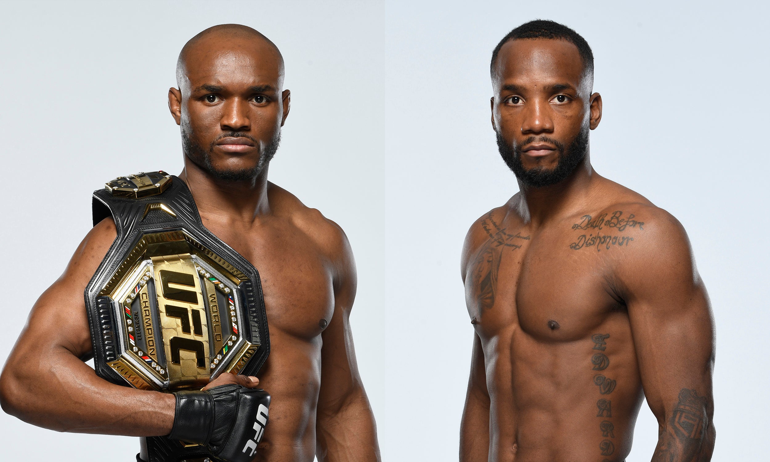 （写真左より） カマル・ウスマン、レオン・エドワーズ／Getty Images