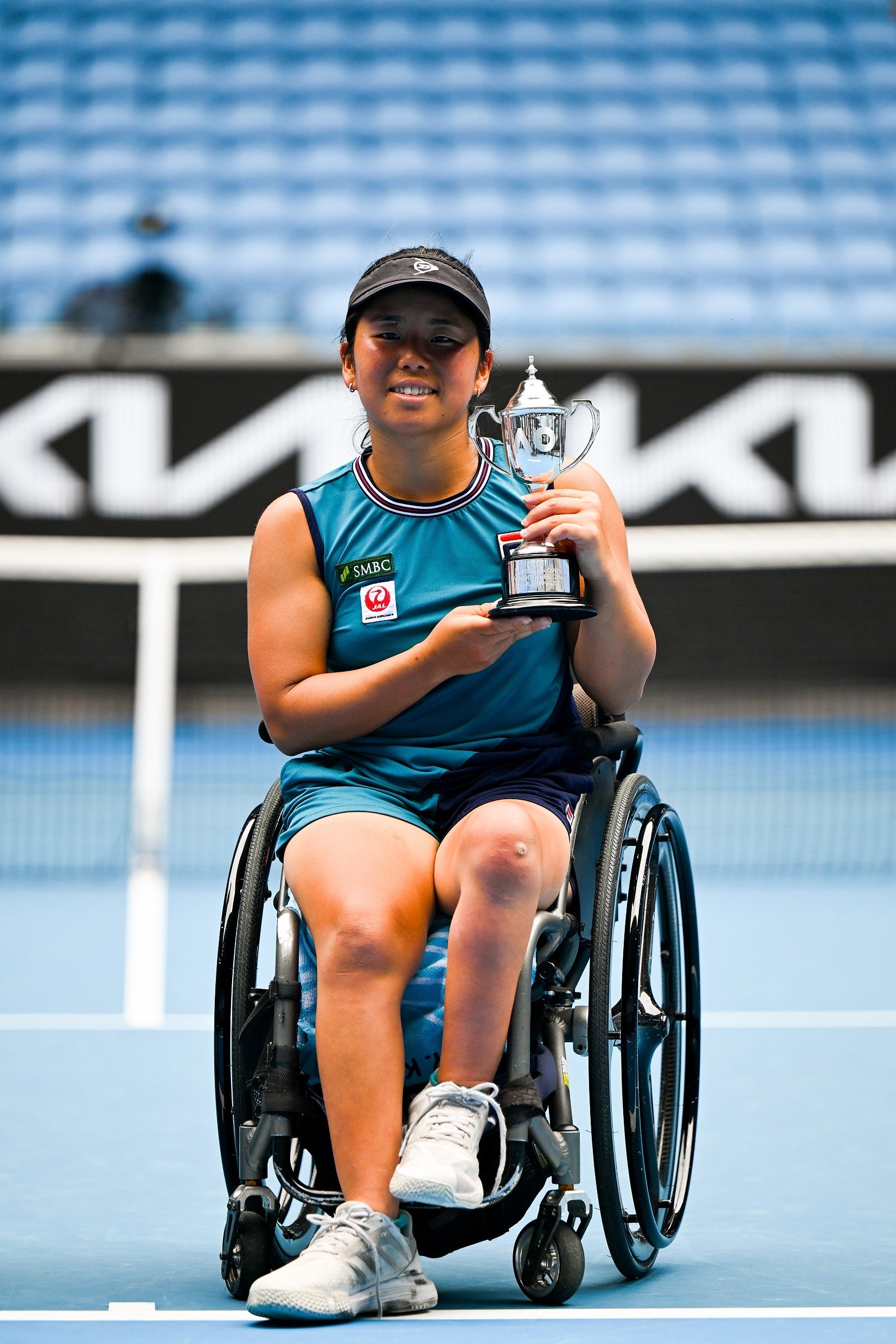 惜しくも準優勝となった上地結衣　写真：AAP アフロ