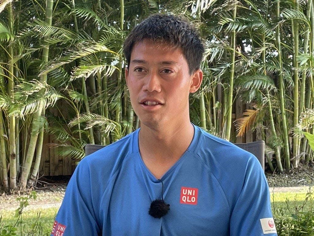 1年8カ月ぶりとなる試合出場を目指す錦織圭がWOWOWの独占インタビューに答えた