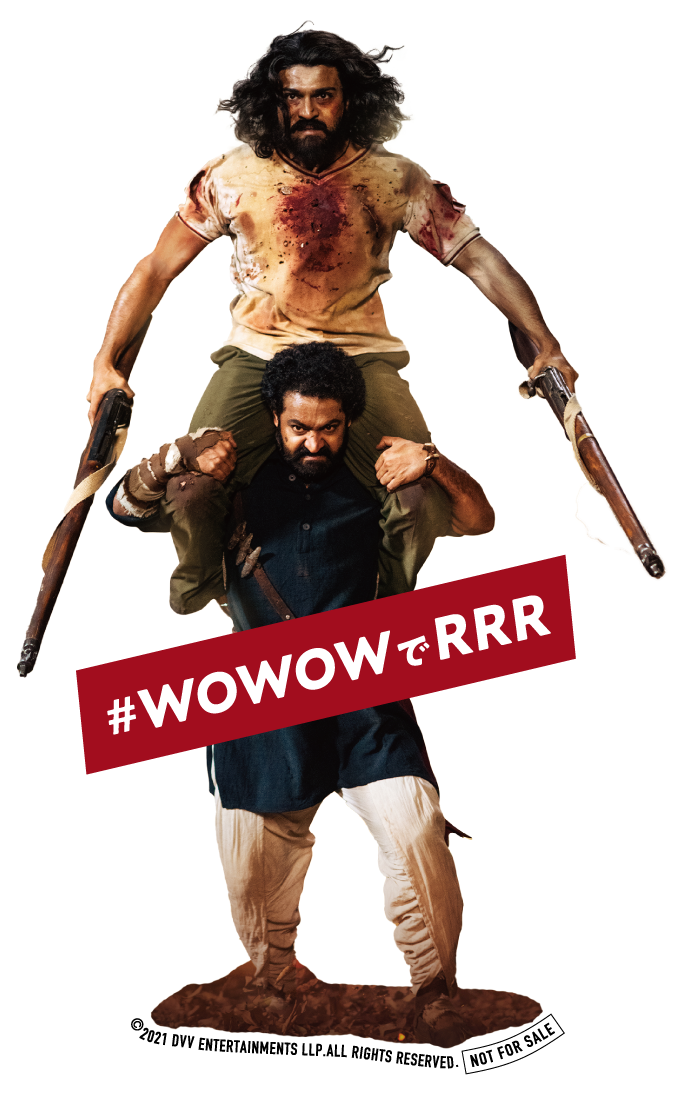 WOWOW×『RRR』激熱ステッカー