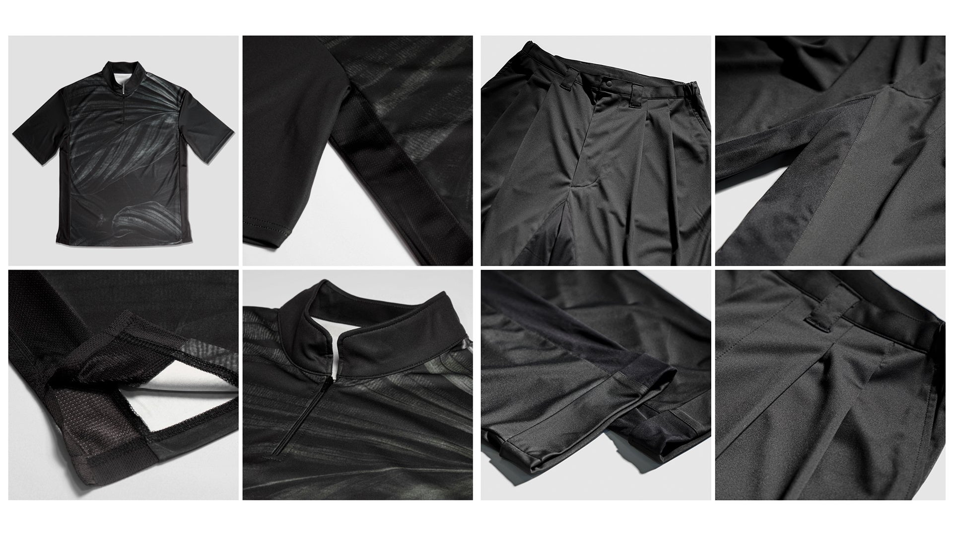 左) ボウリングユニフォーム 右) パフォーマンスパンツ