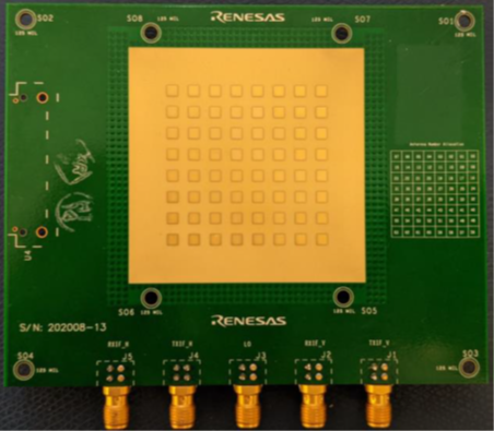 図3　28GHｚ 8x8 アレイアンテナ