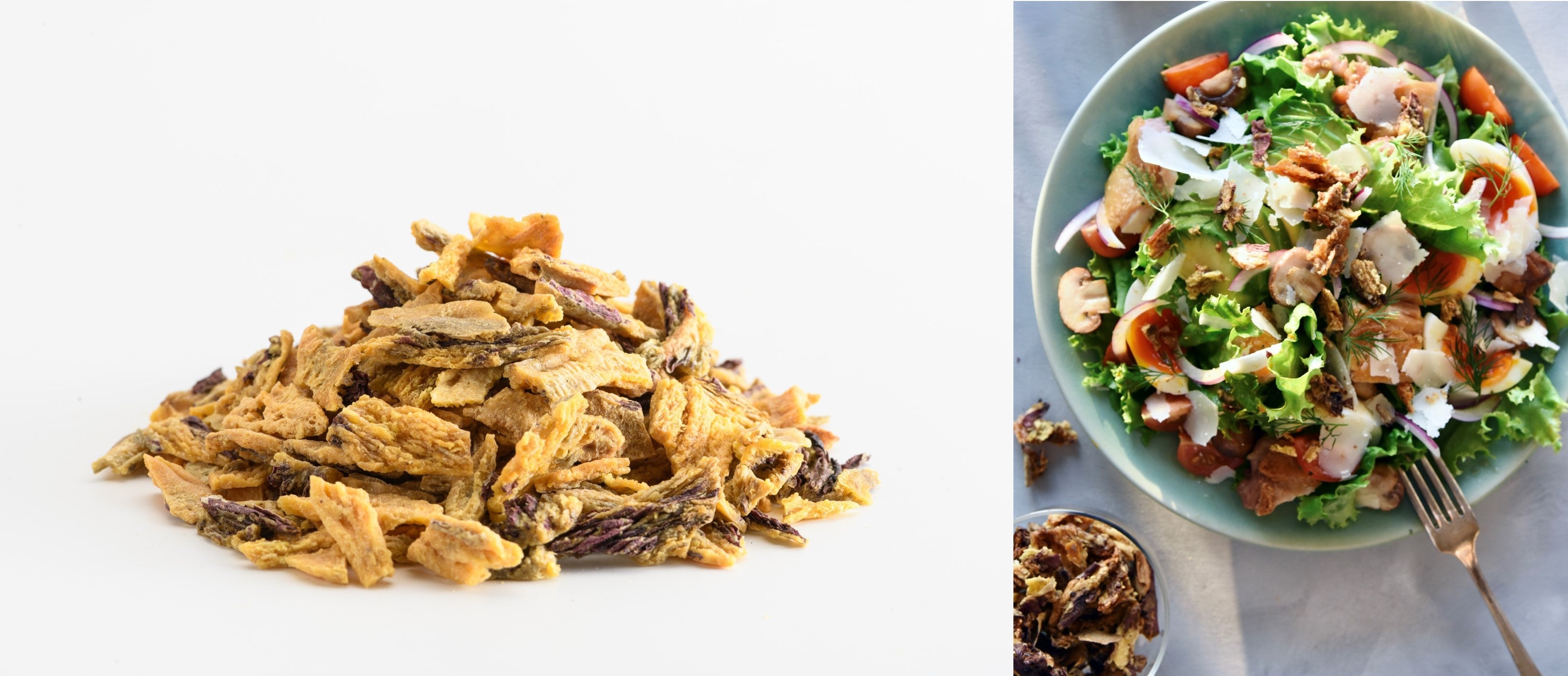 ほしいもピール（フレーク）と調理例