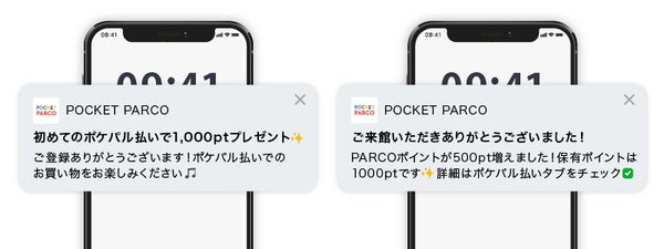パーソナライズプッシュ通知のイメージ