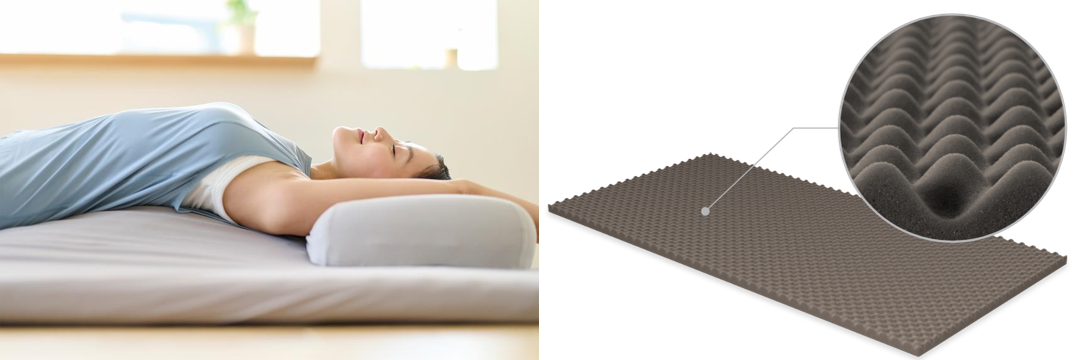 ドクターエア 3Dエアストレッチマット 美品 DOCTORAIR（ドクターエア） 3Dエアストレッチマット／ストレッチ