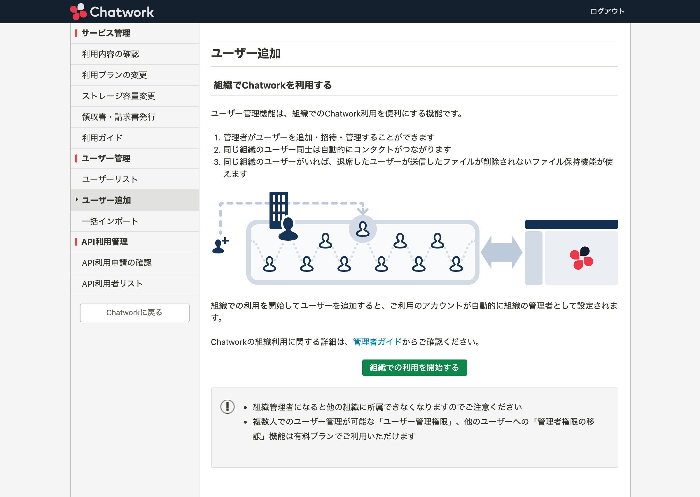 ユーザー追加画面