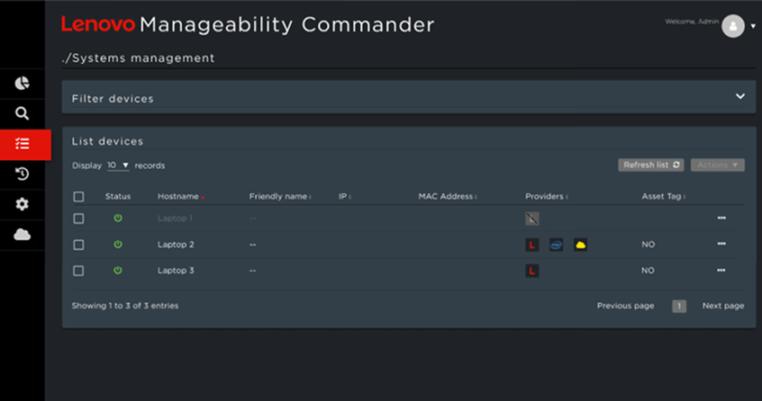Lenovo Manageability Commander