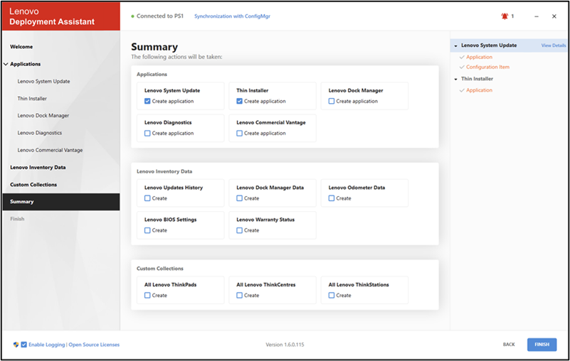 Lenovo Deployment Assistant