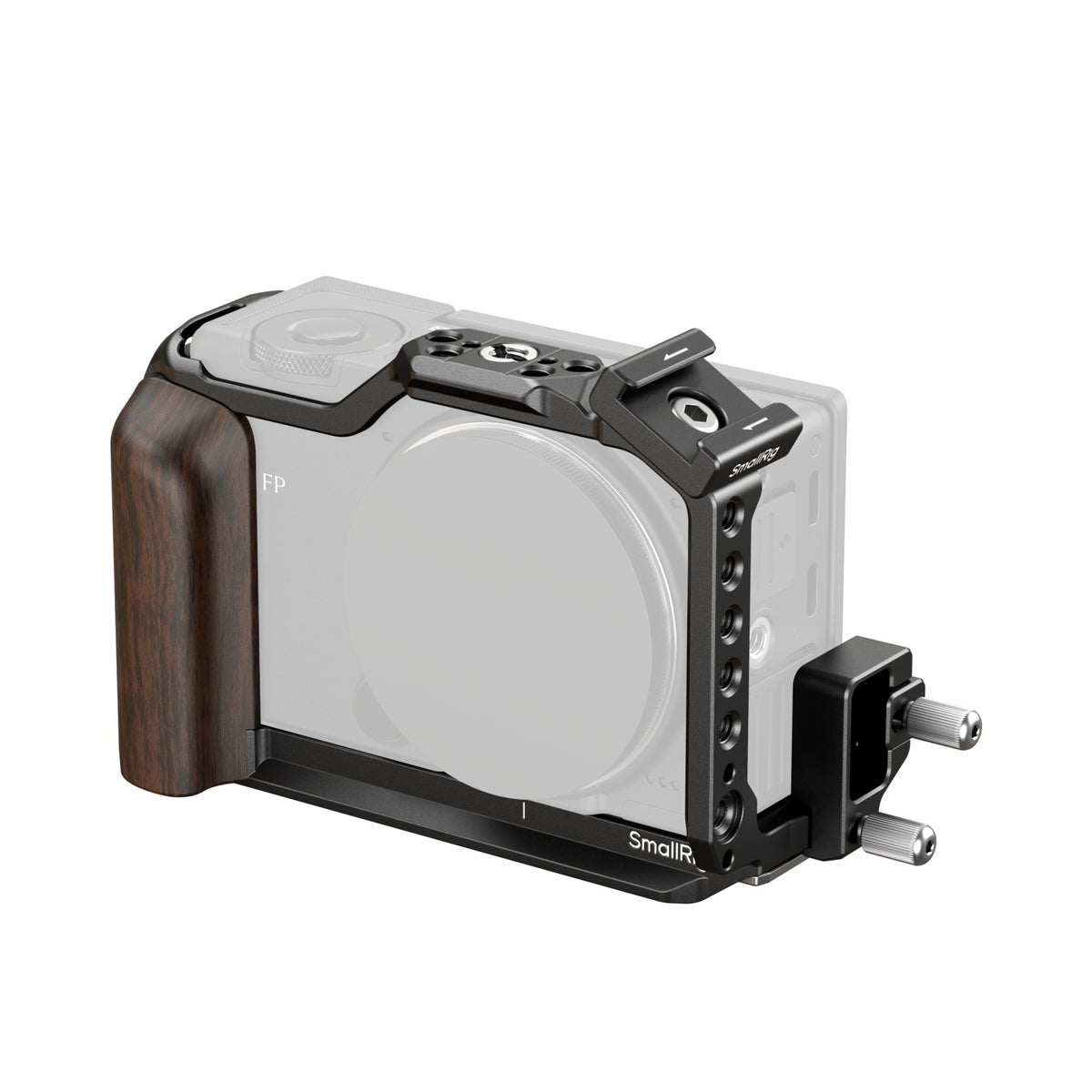 SmallRig、Sigma FP2専用ケージとL型プレートを発表 木製グリップを内蔵し保護と拡張に対応