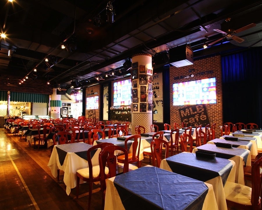 会場となる東京・後楽園のMLB café TOKYO 東京ドームシティ店