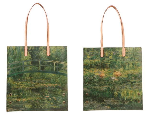 【The National Gallery】トートバッグ 裏地付き 綿 ゴッホ モネ 13640-2083-