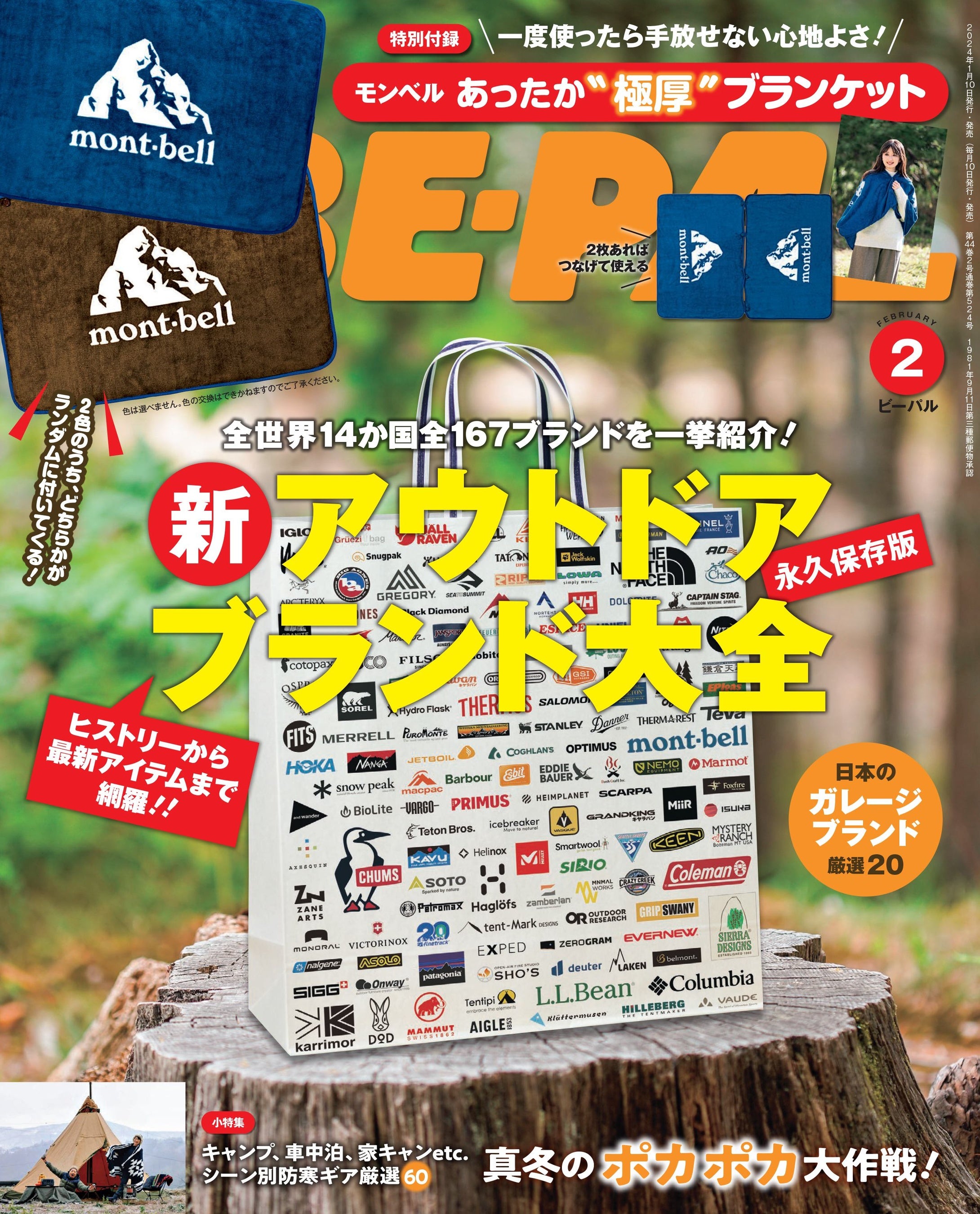 BE-PAL史上最大の分厚さ！ キャンプはもちろん、オフィスや日常
