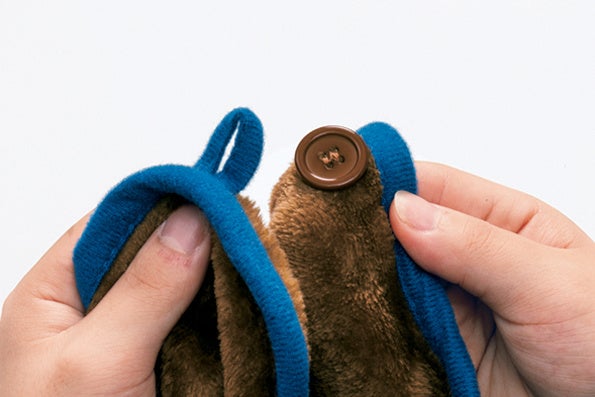 ボタンとループがついている