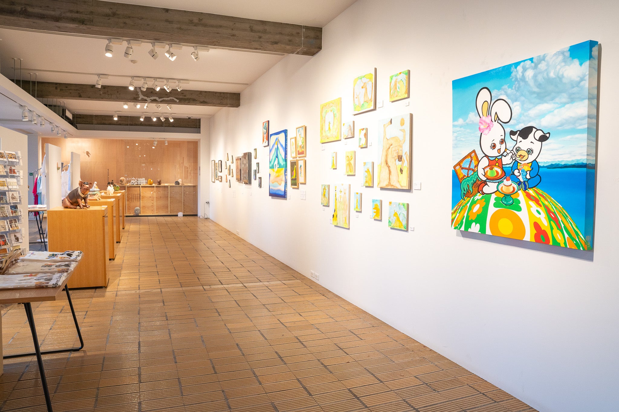 企画展「藝大動物園 Welcome to the art zoo！」展示風景