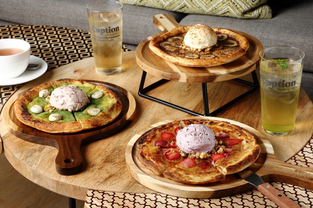 SWEET × PIZZA＝「SWEET’ZA」ピザ窯で焼き上げる、3種のあったかスイーツがTalk Shopに登場