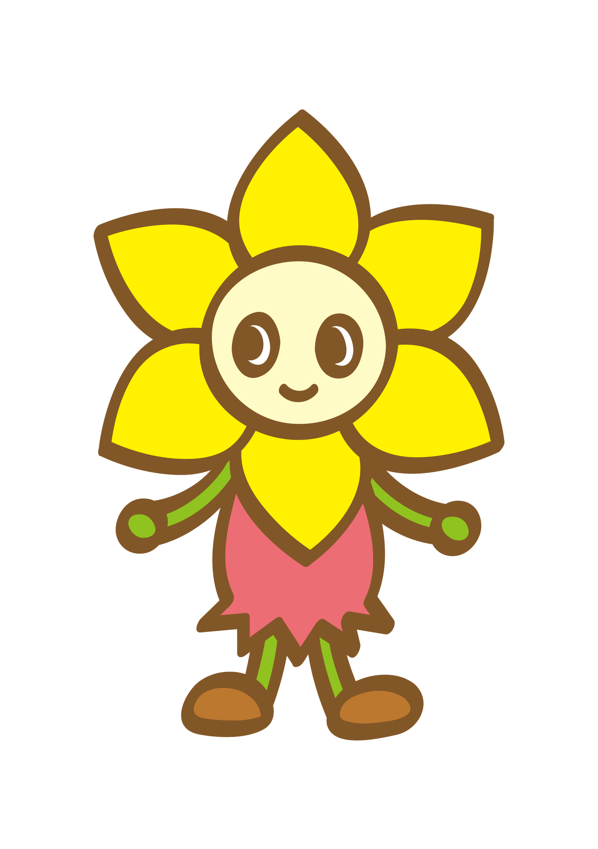 西区マスコットキャラクター「にしまろちゃん」