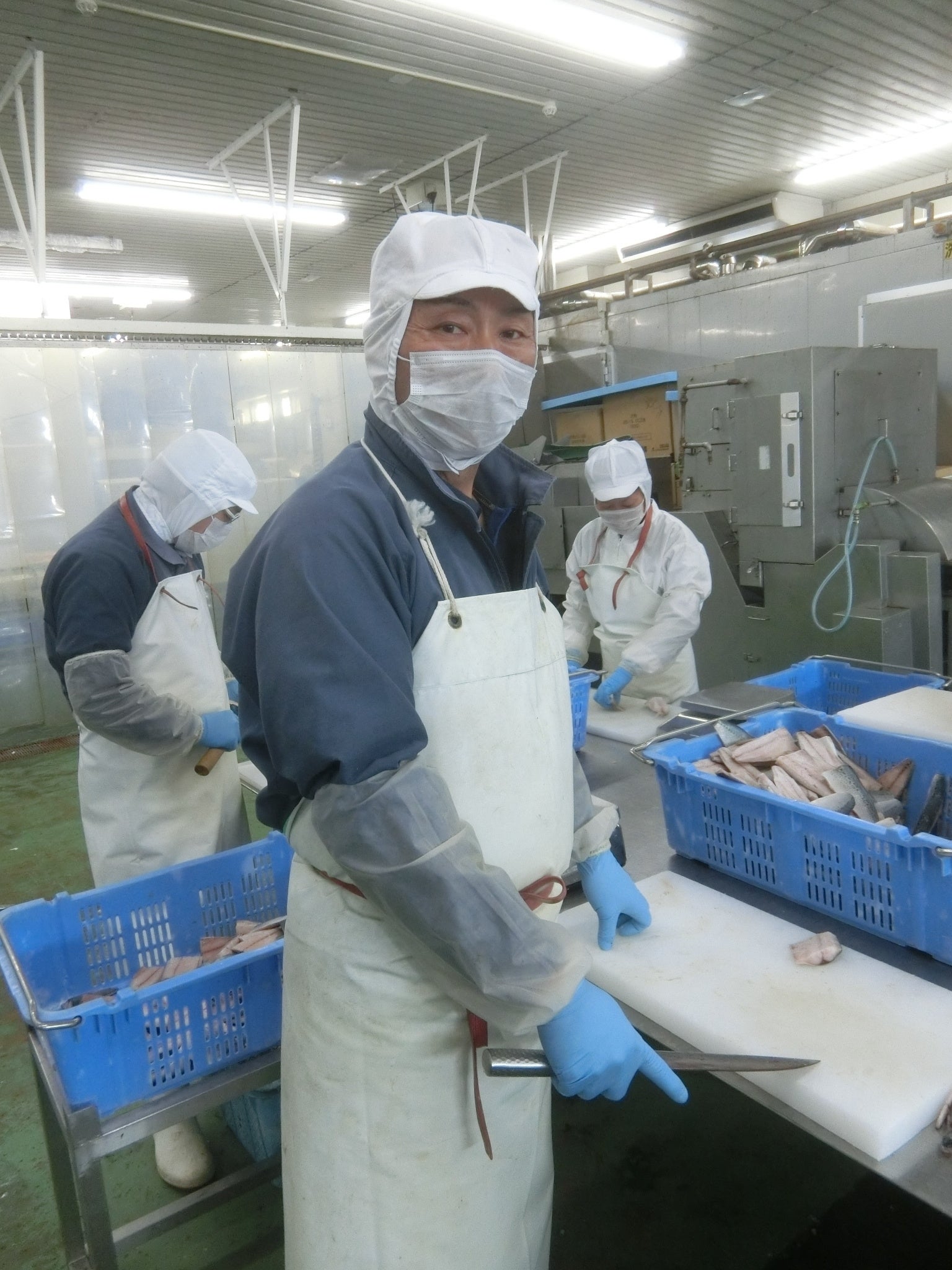 長井水産株式会社工場長 渡辺昌志さん