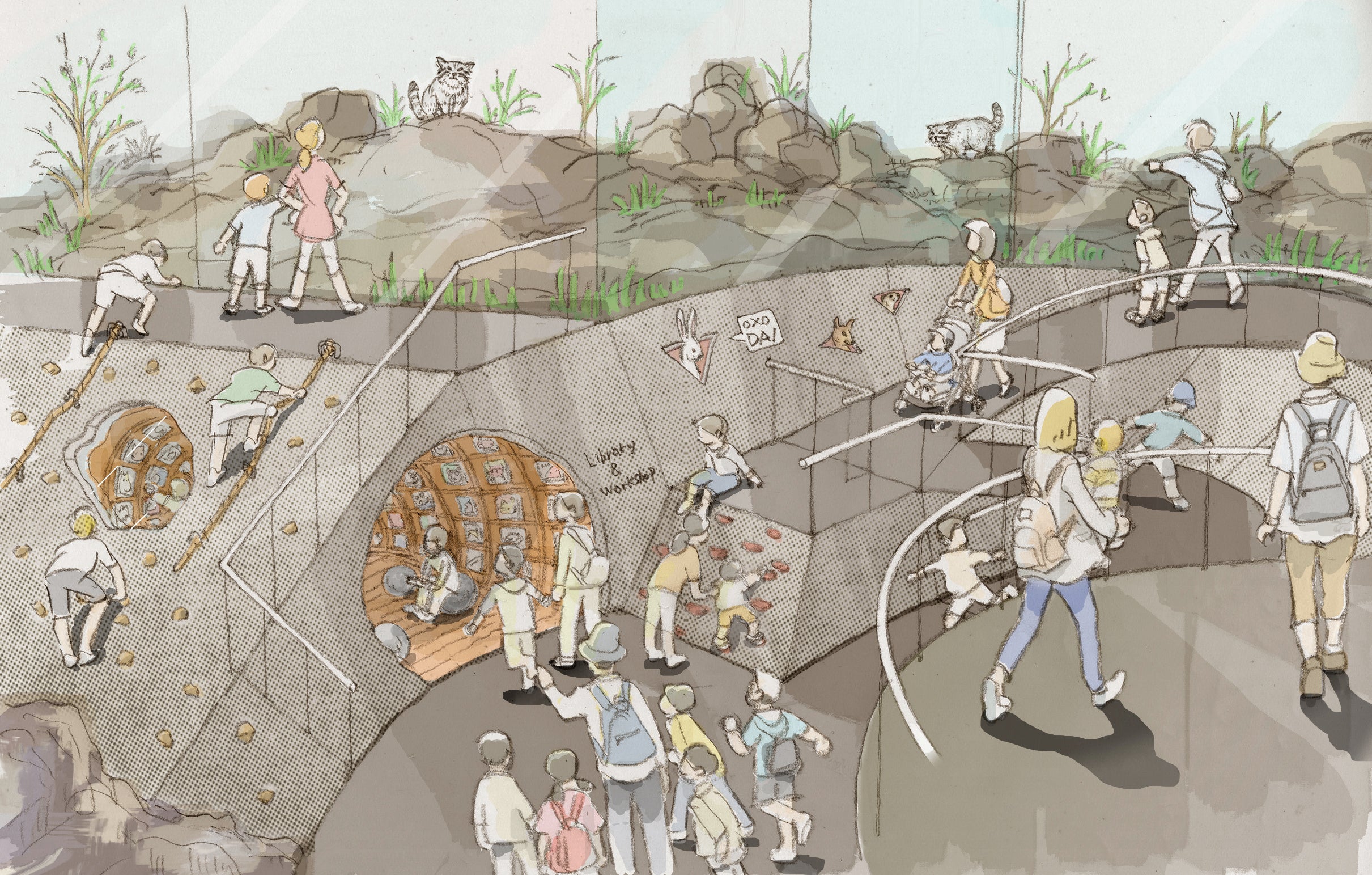 （仮称）野毛山へようこそゾーン