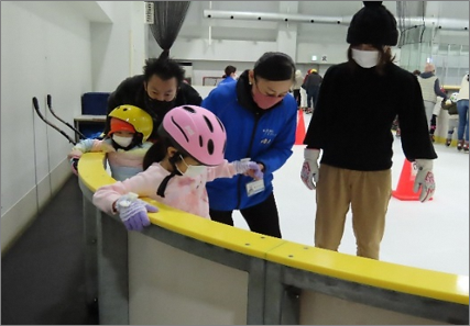 親子スケート教室