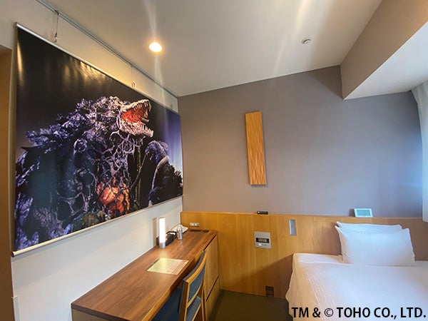 映画のワンシーンを彷彿させる迫力ある客室
