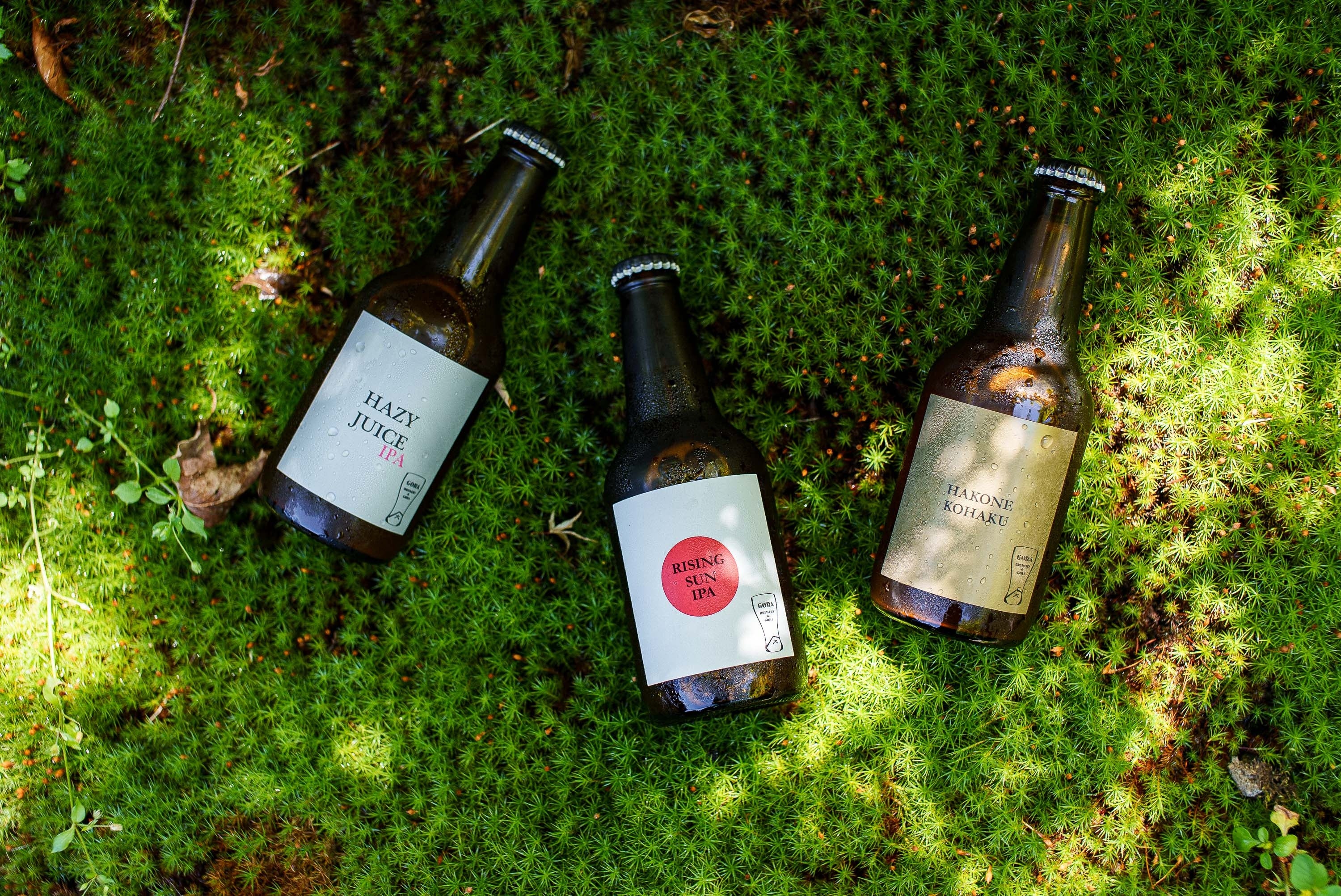 GORA BREWERY クラフトビール　各800円（税込）