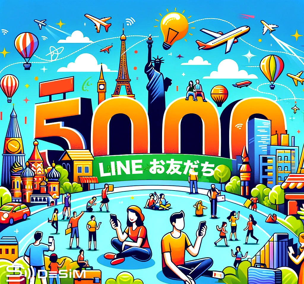 DeSiM の eSIM LINE登録者数