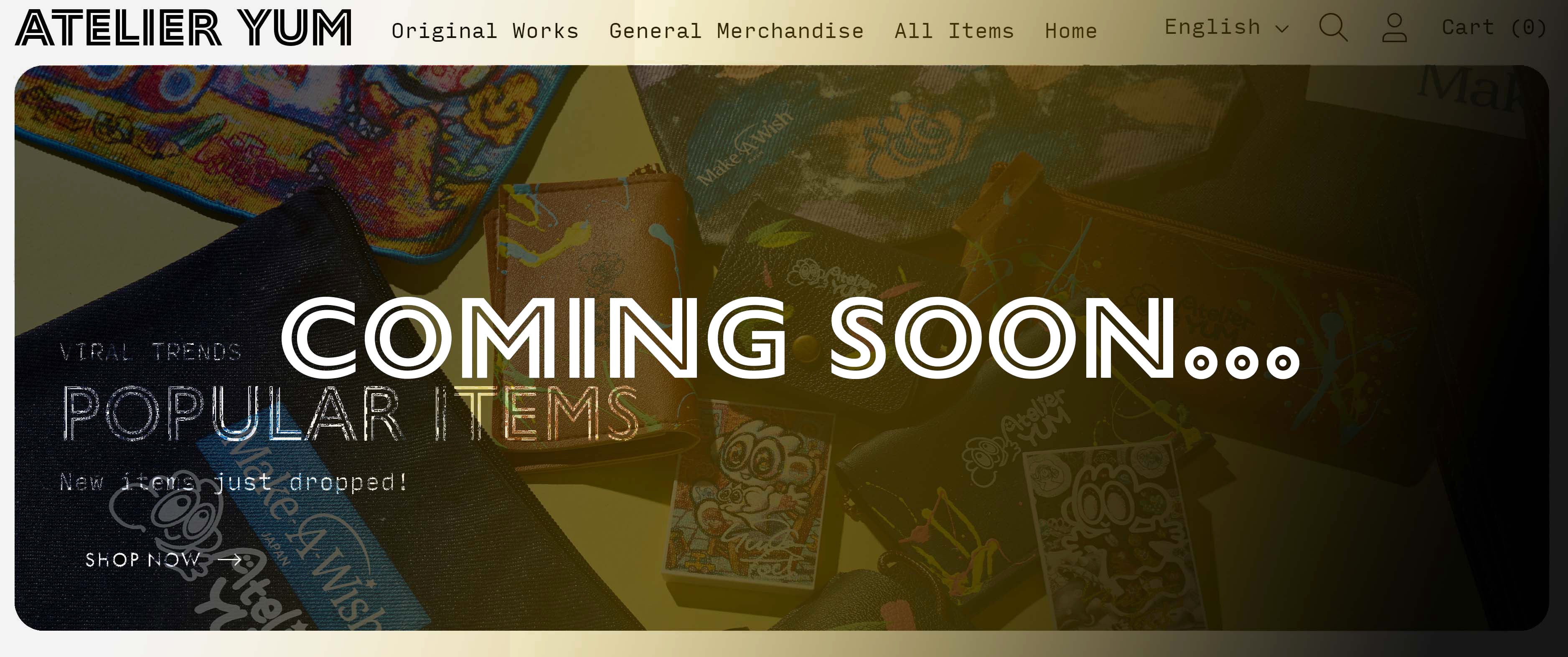 ネットショップ『ATELIER YUM』イメージ画像