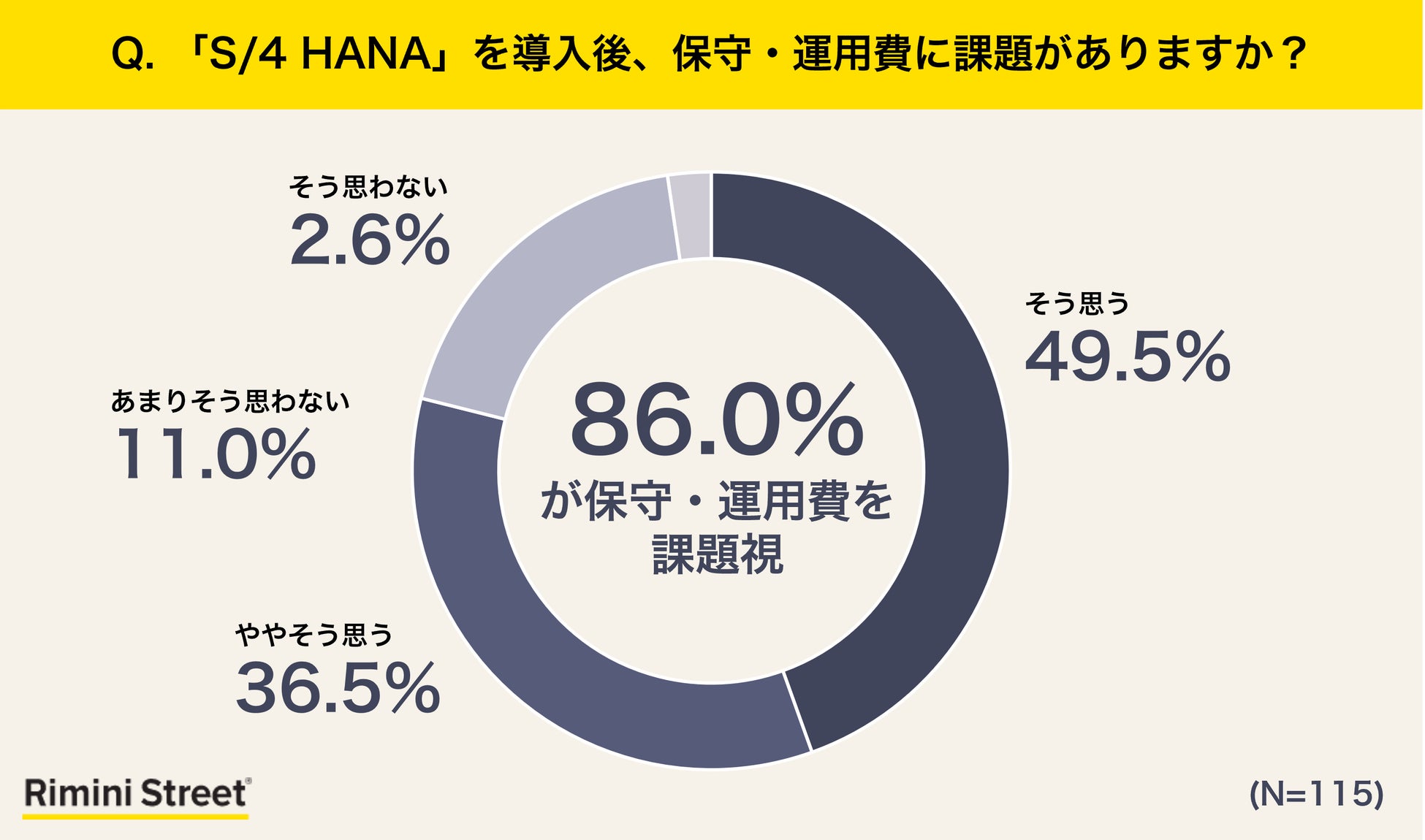 S/4 HANA運用上の課題の調査結果