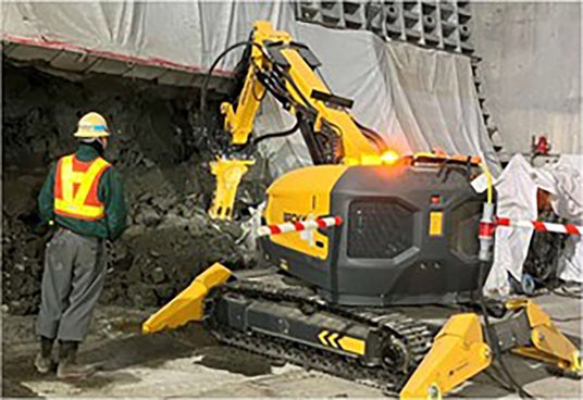 ガデリウス株式会社、遠隔操作ロボット「Brokk500」を国内トンネル工事へ提供 ―国内初の適用事例―