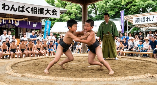 子どもの体幹低下に伝統スポーツを ── こころ整体院グループ、5/17「わんぱく相撲新宿区大会」協賛 子どもの体幹低下に伝統スポーツを ── こころ整体院グループ、5/17「わんぱく相撲新宿区大会」協賛