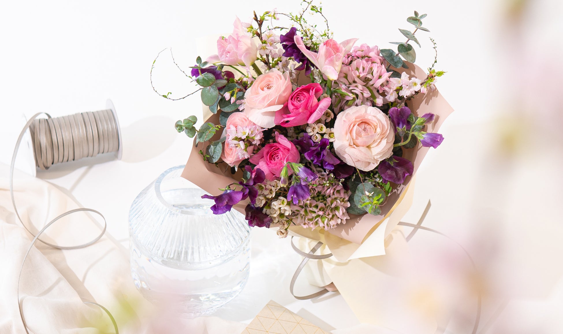 春の花束 ラナンキュラス