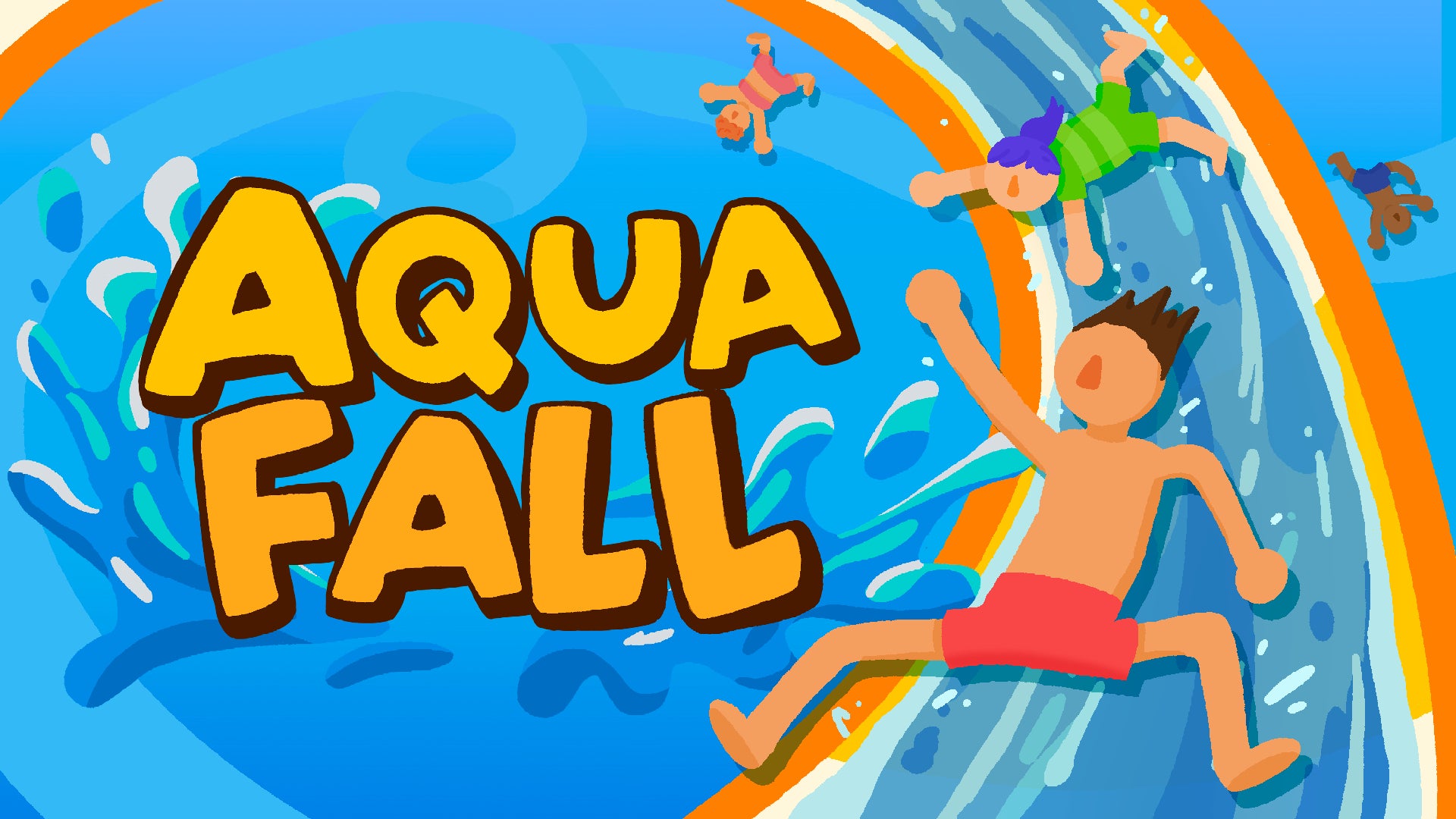ウォータースライダー爆走!『AQUA FALL』デモ版で友達とオンライン対戦! ウォータースライダー爆走!『AQUA FALL』デモ版で友達とオンライン対戦!