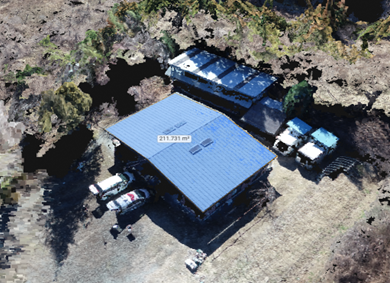 ※複数ドローンで上空撮影したデータを3Dマップ化