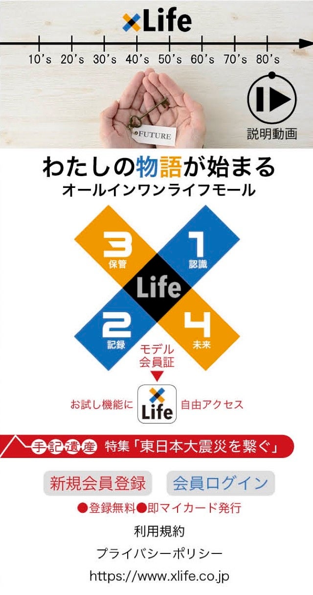 書き下ろし「東日本大震災を繋ぐ」,ライフDXプラットフォーム