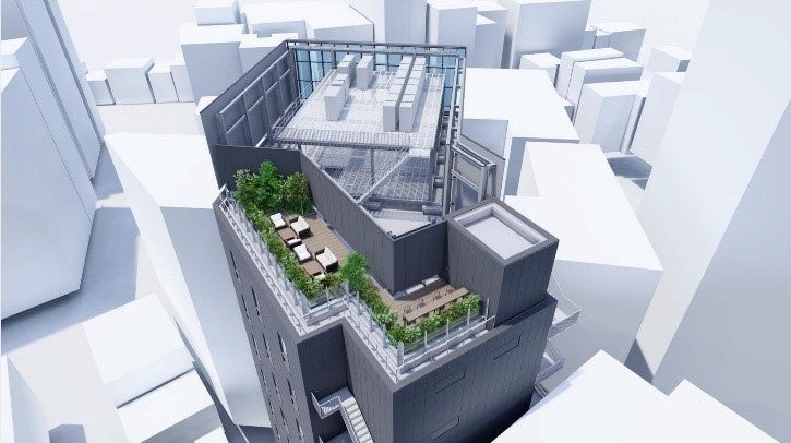 屋上庭園 完成予想 CG