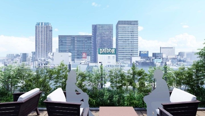 屋上庭園 完成予想 CG
